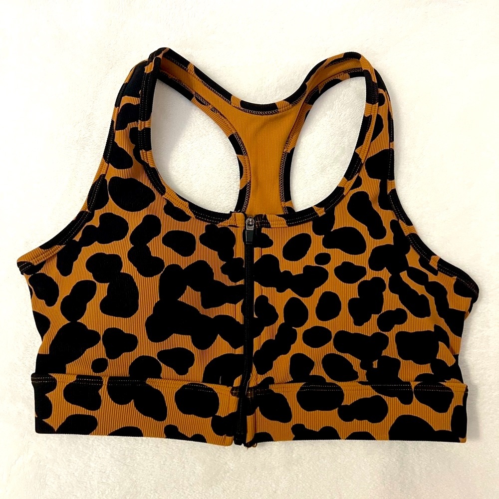 Leopard Print Sports Bra